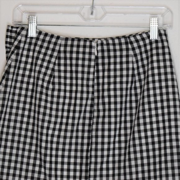 Lovers + Friends x REVOLVE Lisa Skirt Gingham Retro Ruffle Mini Cotton Sz S - Picture 7 of 14